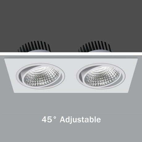 Dimmable Recessed led downlight 15W 7W cob spot light 24W 30W Recessed led lamp Modern indoor Bedroom Living room Ceiling Lamp