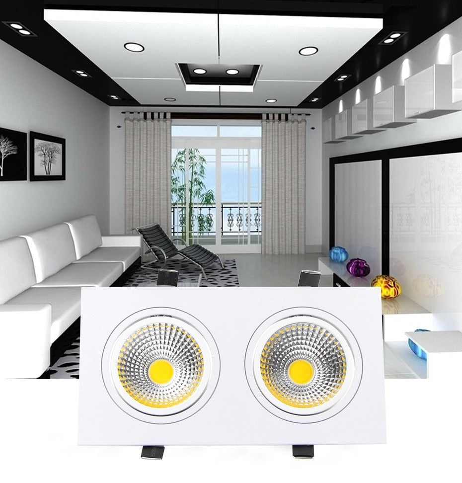 Dimmable Recessed led downlight 15W 7W cob spot light 24W 30W Recessed led lamp Modern indoor Bedroom Living room Ceiling Lamp