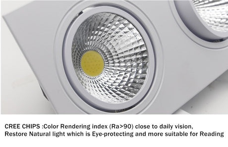 Dimmable Recessed led downlight 15W 7W cob spot light 24W 30W Recessed led lamp Modern indoor Bedroom Living room Ceiling Lamp