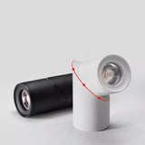 Dimmable rotatable downlights led cob ceiling spot lights ac220v 240v led lamp interior room lighting