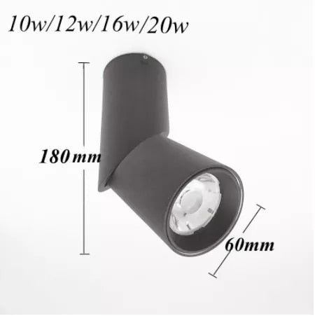 Dimmable rotatable downlights led cob ceiling spot lights ac220v 240v led lamp interior room lighting