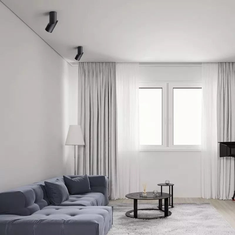 Dimmable rotatable downlights led cob ceiling spot lights ac220v 240v led lamp interior room lighting