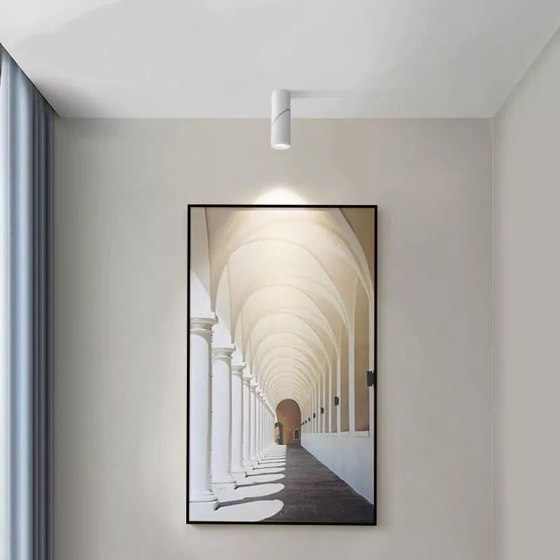 Dimmable rotatable downlights led cob ceiling spot lights ac220v 240v led lamp interior room lighting