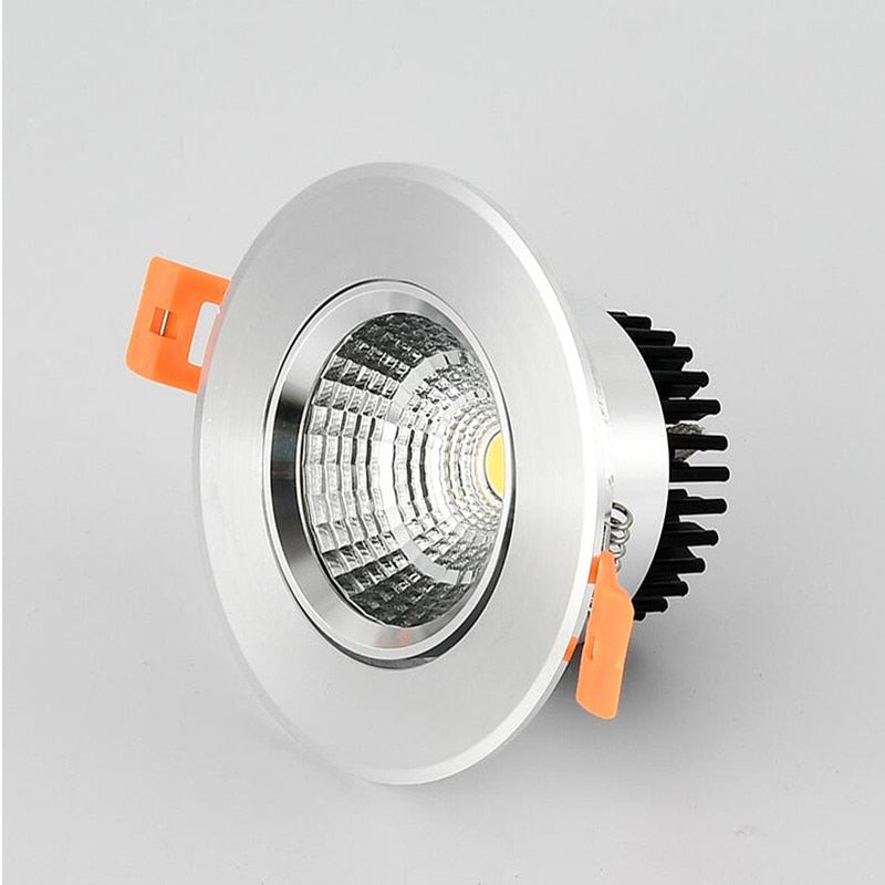Dimmable Recessed LED Downlights 5W 7W 9W 12W COB LED Ceiling Spot Lights AC85~265V Warm Cold White LED Lamps Indoor Lighting