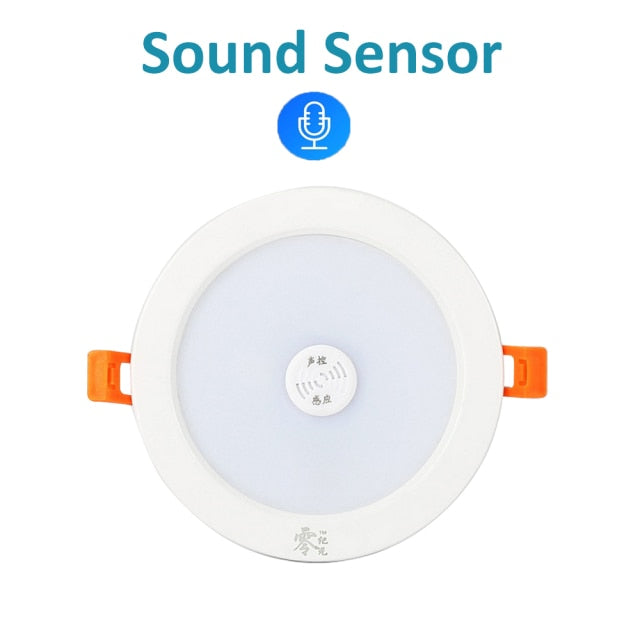 LED Downlight With Radar PIR Motion Sensor 3W 5W 9W 18W Round Recessed Lamp 220V Down Light Bedroom Kitchen Led Panel Light