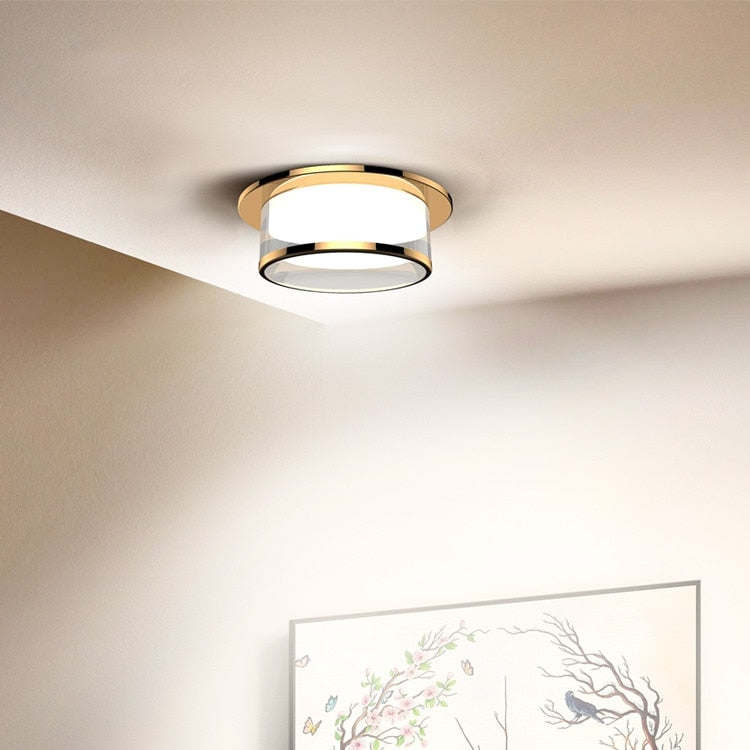 LED Crystal Downlight 5W 7W 9W 12W  Dimmable Recessed Ceiling spot light Ceiling lamp for Living Room Bedroom Kitchen lights