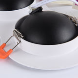 Square 360 Angle Adjustable LED COB Recessed Downlight Black/White 7W 10W 15W 14W 20W 30W LED Ceiling Spot Light Pic Background