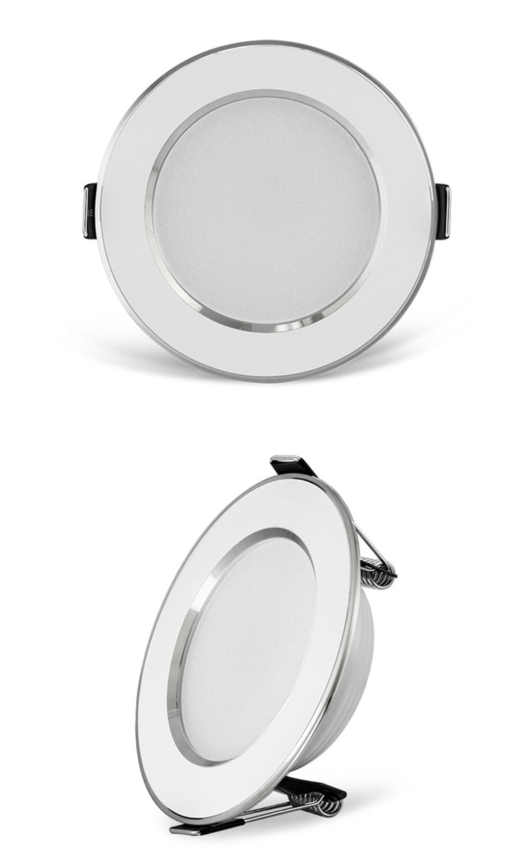 LED Panel Lamp 5w 7w 9w 12w 18w DownLight 230V RGB Downlight Aluminum indoor party bar ktv light Lamps Color Downlight