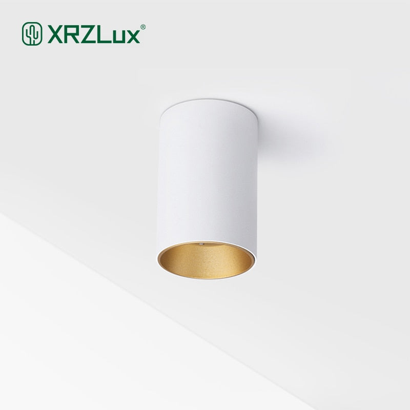 XRZLux Round Surface Mounted Led Downlights 10W COB LED Ceiling Spot Lights Aluminum Anti-glare LED Lamp Indoor Lighting