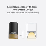 XRZLux Round Surface Mounted Led Downlights 10W COB LED Ceiling Spot Lights Aluminum Anti-glare LED Lamp Indoor Lighting