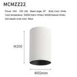 XRZLux Round Surface Mounted Led Downlights 10W COB LED Ceiling Spot Lights Aluminum Anti-glare LED Lamp Indoor Lighting