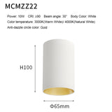 XRZLux Round Surface Mounted Led Downlights 10W COB LED Ceiling Spot Lights Aluminum Anti-glare LED Lamp Indoor Lighting