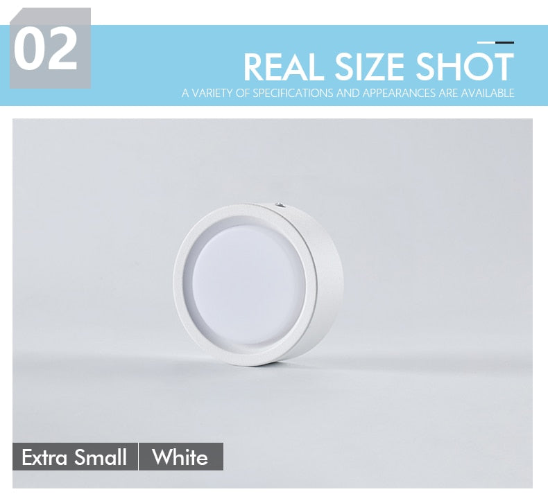 Led Downlights 220V Surface Mounted Spot Lights Panel Light Ceiling Lamp 15W 18W 12W 9W 7W Light Fixture for Indoor Lighting