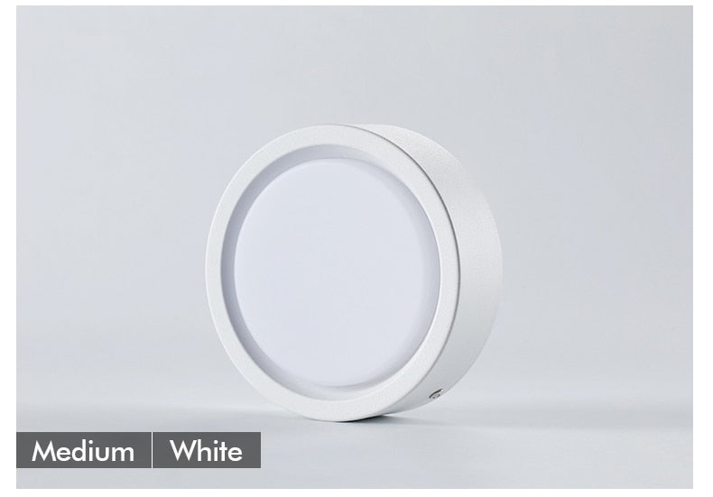 Led Downlights 220V Surface Mounted Spot Lights Panel Light Ceiling Lamp 15W 18W 12W 9W 7W Light Fixture for Indoor Lighting