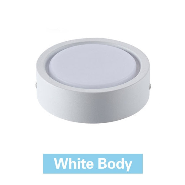 Led Downlights 220V Surface Mounted Spot Lights Panel Light Ceiling Lamp 15W 18W 12W 9W 7W Light Fixture for Indoor Lighting