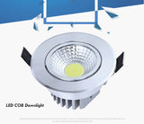 Super Bright Dimmable Led downlight light COB Ceiling 50 PCS Spot Light 3w 5w 7w 12w ceiling recessed Lights Indoor Lighting