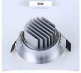 Super Bright Dimmable Led downlight light COB Ceiling 50 PCS Spot Light 3w 5w 7w 12w ceiling recessed Lights Indoor Lighting