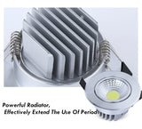 Super Bright Dimmable Led downlight light COB Ceiling 50 PCS Spot Light 3w 5w 7w 12w ceiling recessed Lights Indoor Lighting