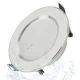 Changeable Led Downlight 5w 7w 9w 4pcs Ceiling Recessed Light Silver Frame 3 Color Change Warm Nature Cool White AC220-240V