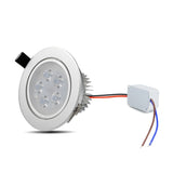 Recessed Led 5W 7W LED Ceilling Light LED Downlight 85-265V Round Indoor 10pcs 4pcs Lighting Spotlight Led Panel Lamp