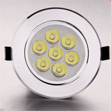 Recessed Led 5W 7W LED Ceilling Light LED Downlight 85-265V Round Indoor 10pcs 4pcs Lighting Spotlight Led Panel Lamp