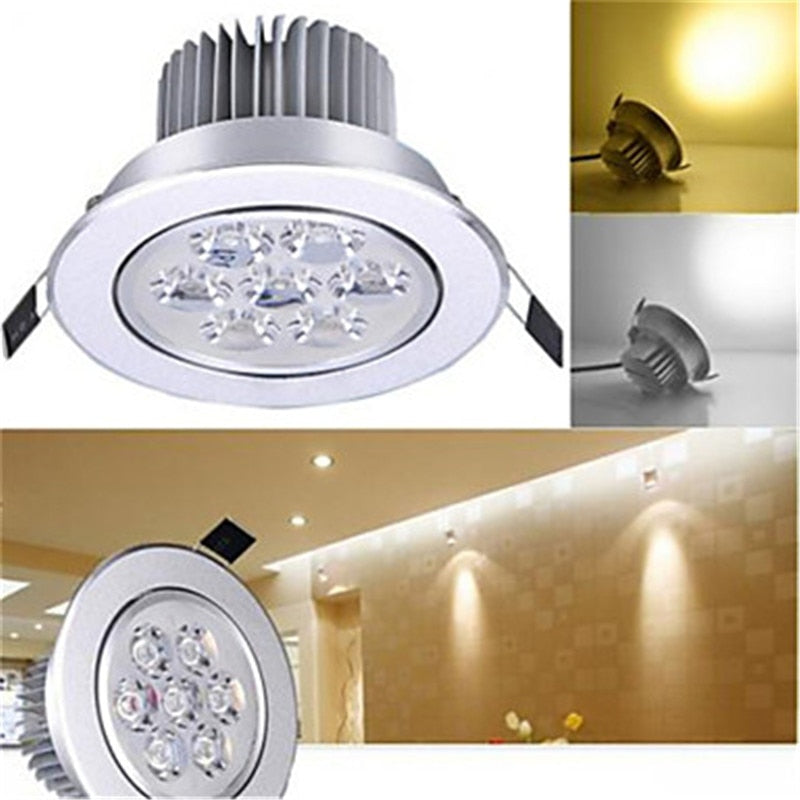 Recessed Led 5W 7W LED Ceilling Light LED Downlight 85-265V Round Indoor 10pcs 4pcs Lighting Spotlight Led Panel Lamp