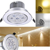 Recessed Led 5W 7W LED Ceilling Light LED Downlight 85-265V Round Indoor 10pcs 4pcs Lighting Spotlight Led Panel Lamp