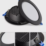 Recessed Ultra-thin Round LED Downlight for Home, 5W, 9W, 12W, 18W, Living Room, Hallway, AC220V