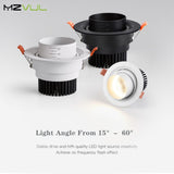 Stretchable Led Downlight 15w 10w Recessed Down light AC 220V 110V embedded ceiling downlight led Spot light for Indoor lighting