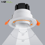 Stretchable Led Downlight 15w 10w Recessed Down light AC 220V 110V embedded ceiling downlight led Spot light for Indoor lighting