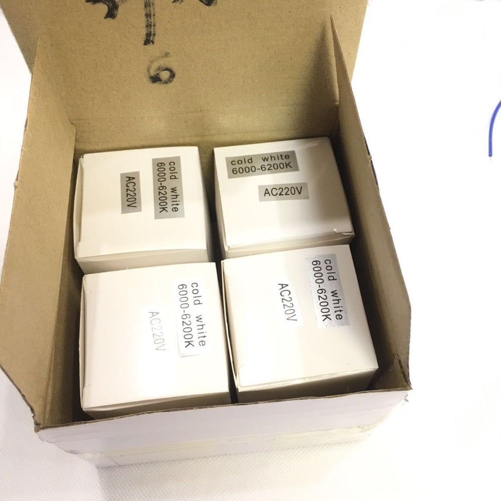 6pcs/lot Led Mini Cabinet Downlight 1w Diameter 31mm Ac230v Gold Frame Recessed Ceiling No Flicker