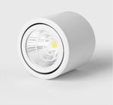Cylindrical Dimmable COB LED Downlights 7W 10W 12W 15W LED Ceiling Spot Lights AC85-265V LED Lamps Warm Cold White Indoor Lighting