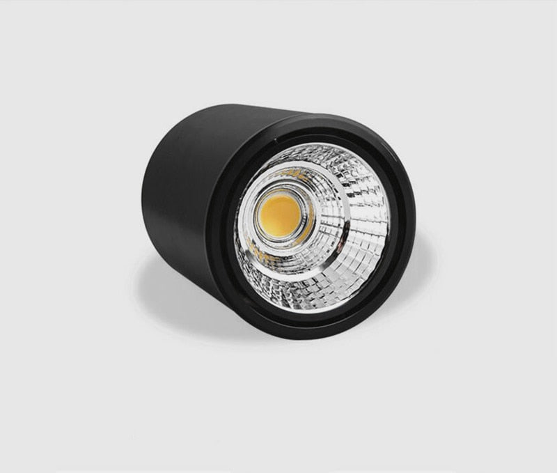 Cylindrical Dimmable COB LED Downlights 7W 10W 12W 15W LED Ceiling Spot Lights AC85-265V LED Lamps Warm Cold White Indoor Lighting