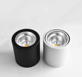 Cylindrical Dimmable COB LED Downlights 7W 10W 12W 15W LED Ceiling Spot Lights AC85-265V LED Lamps Warm Cold White Indoor Lighting