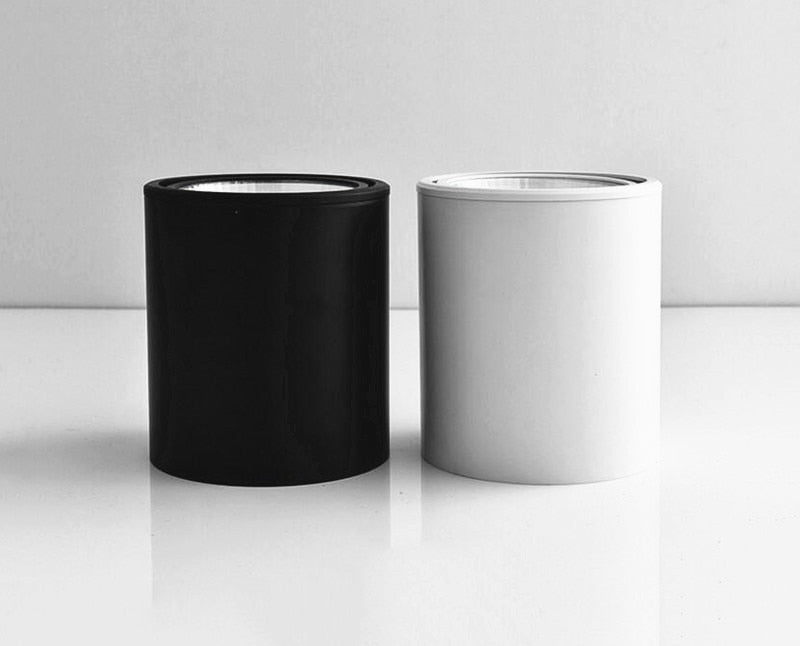 Cylindrical Dimmable COB LED Downlights 7W 10W 12W 15W LED Ceiling Spot Lights AC85-265V LED Lamps Warm Cold White Indoor Lighting