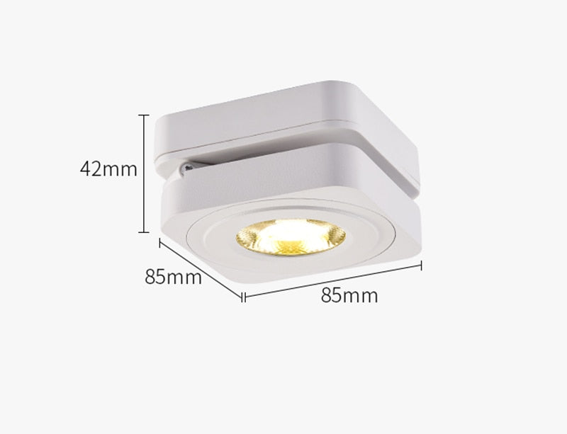 Dimmable Rotating Folding LED Downlights 7W/9W/12W/15W COB LED Ceiling Spot Lights AC85-265V LED Ceiling Lamps Indoor Lighting