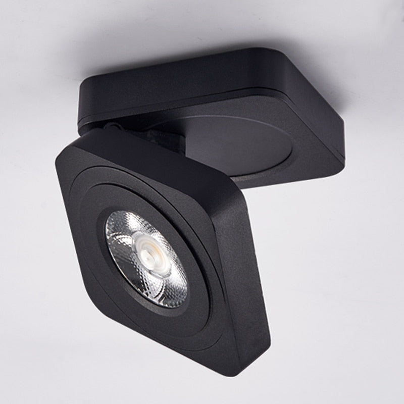 Dimmable Rotating Folding LED Downlights 7W/9W/12W/15W COB LED Ceiling Spot Lights AC85-265V LED Ceiling Lamps Indoor Lighting