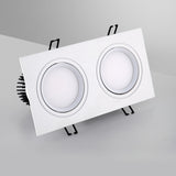 Super Bright LED Dimmable Square Cob Downlight COB 7W 10W 14W 20W LED Spot Light Decoration Ceiling Lamp AC 110V 220V White Body