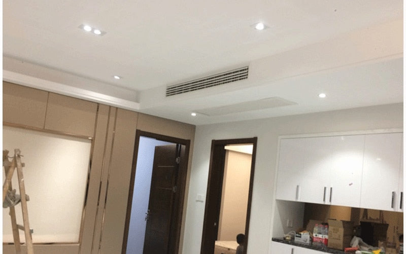 Super Bright LED Dimmable Square Cob Downlight COB 7W 10W 14W 20W LED Spot Light Decoration Ceiling Lamp AC 110V 220V White Body