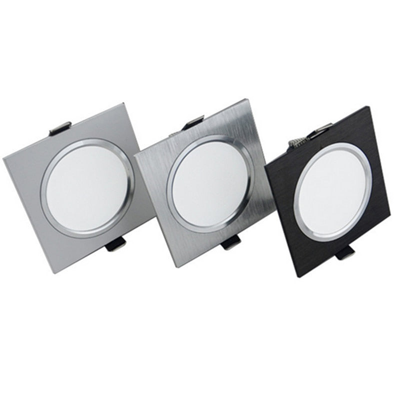 Dimmable  Led square Downlights 7W 9W 12W 220V LED Ceiling Downlight 2835 Lamps Led Ceiling Lamp Home Indoor Lighting