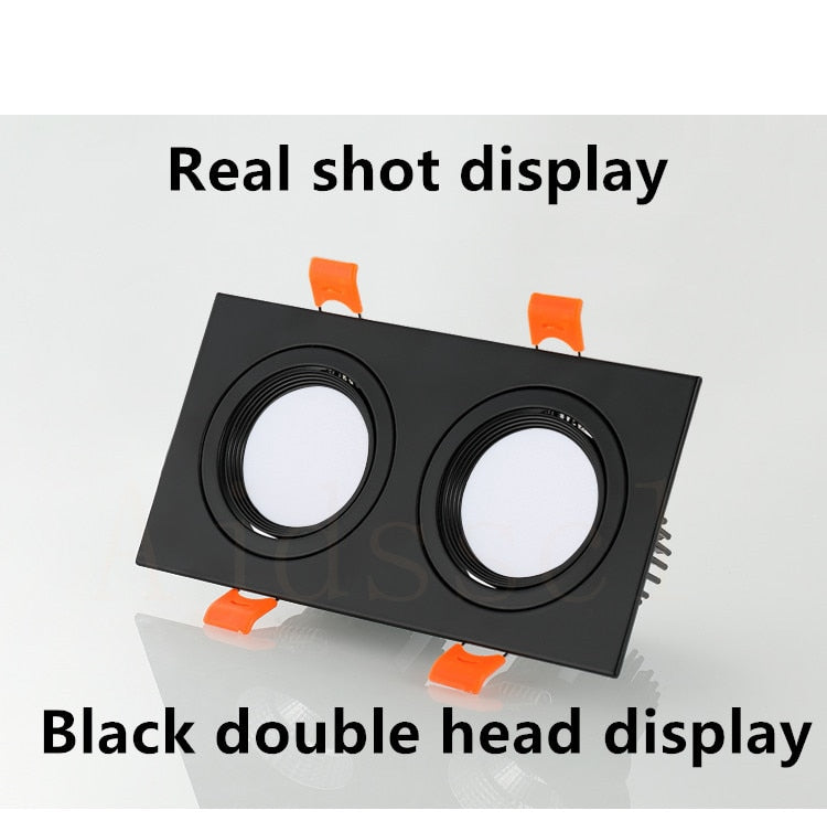 LED Downlight  Square Dimmable light cob Ceiling Spot Light 5w 7w 10w 15w 20w AC85-265V ceiling recessed Lights Indoor Lighting