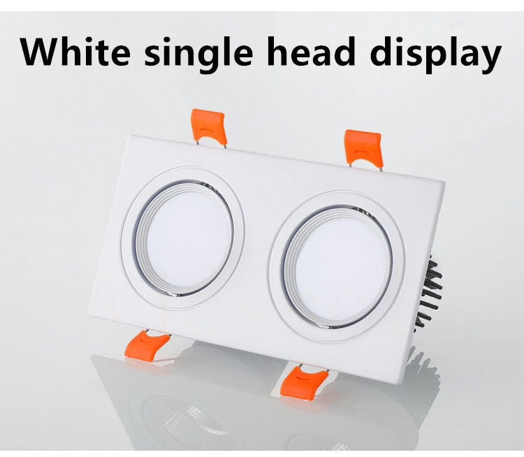 LED Downlight  Square Dimmable light cob Ceiling Spot Light 5w 7w 10w 15w 20w AC85-265V ceiling recessed Lights Indoor Lighting