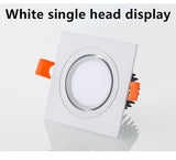 LED Downlight  Square Dimmable light cob Ceiling Spot Light 5w 7w 10w 15w 20w AC85-265V ceiling recessed Lights Indoor Lighting