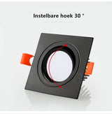 LED Downlight  Square Dimmable light cob Ceiling Spot Light 5w 7w 10w 15w 20w AC85-265V ceiling recessed Lights Indoor Lighting