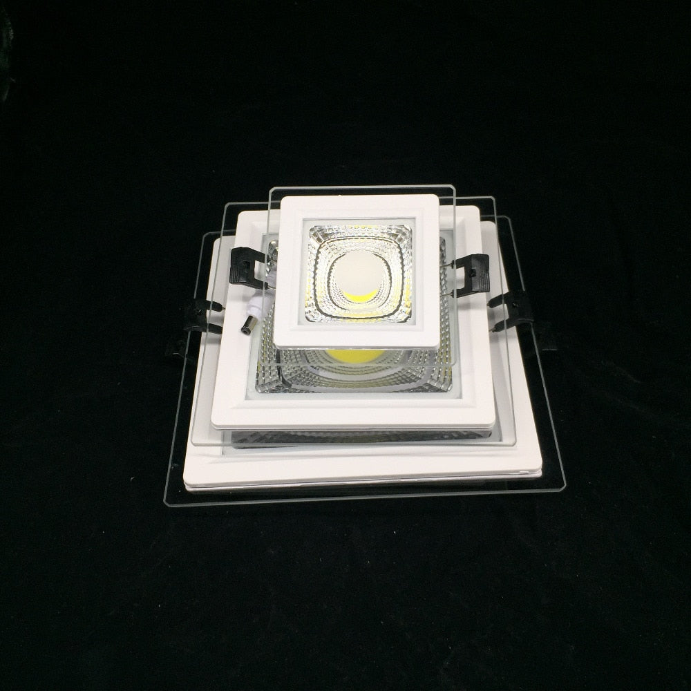 Square LED Panel Light COB LED Downlight 5W 10W 15W 25W Real Power Recessed Ceiling LED Spot Light AC110V 220V Indoor Lighting