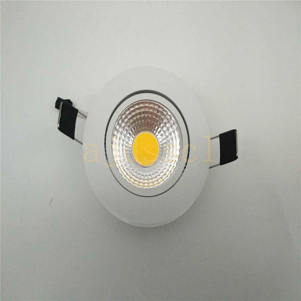 Super Bright Dimmable Led downlight light COB CeilingSpot Light 3w 5w 7w 12w ceiling recessed 100PCS Lights Indoor Lighting
