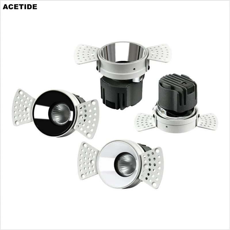 Dimmable Honeycomb Nest Anti-Glare Lens COB Recessed Downlight 110V 220V Round 15W LED Ceiling Spot Light 24° Pic Background