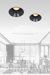 Dimmable Honeycomb Nest Anti-Glare Lens COB Recessed Downlight 110V 220V Round 15W LED Ceiling Spot Light 24° Pic Background