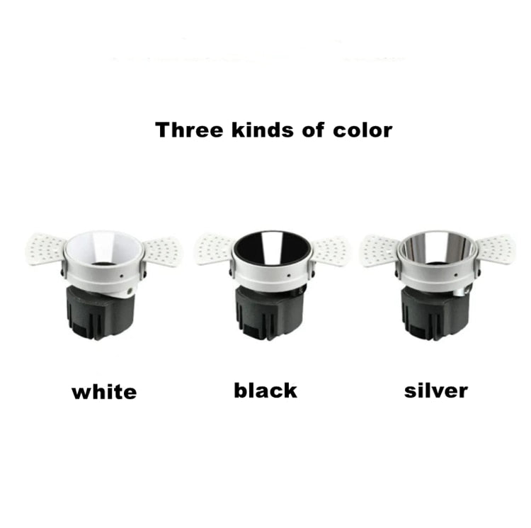 Dimmable Honeycomb Nest Anti-Glare Lens COB Recessed Downlight 110V 220V Round 15W LED Ceiling Spot Light 24° Pic Background