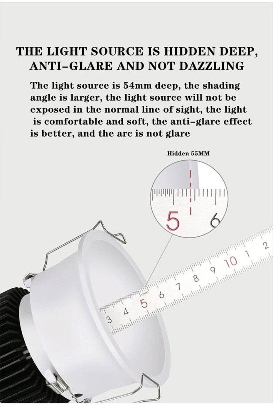 LED Downlight Spot Light Led Lamp 220V 110V Spotlight Recessed Ceiling 7/10/15/20W DownLight COB For Kitchen Indoor Lighting